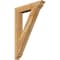 Ekena Millwork Traditional Traditional Rough Sawn Bracket, Western Red Cedar, 4"W x 24"D x 36"H BKT04X24X36TRA01RWR - alternate 1